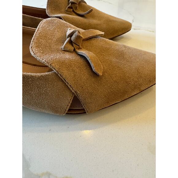 Cole Haan suede tan block heel - Picture 1 of 10
